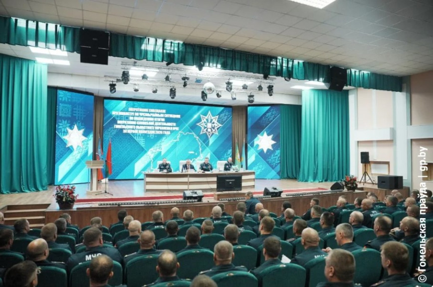 Защита от пожаров, спасение на воде и гражданская оборона. Итоги работы областного управления МЧС за I полугодие подвели в Гомеле