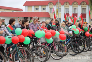 В День народного единства жители Октябрьского района присоединились к областному велопробегу «В единстве сила!»